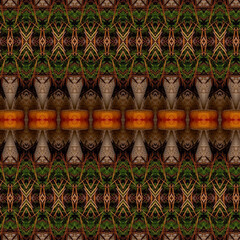 Symmetrical abstract pattern with earthy tones, organic texture, and natural rhythm. Perfect for backgrounds, textiles, and digital art. Golden keywords: abstract, texture, pattern, symmetry, design