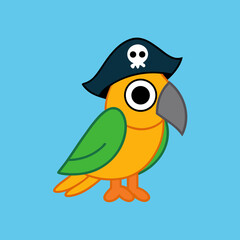 cartoon bird with a blank sign