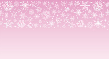 Seamless Abstract Celebratory Mood Background With Snowflake Pattern. Vector Illustration With Text Space For Happy Holidays, Christmas, And Happy New Year. 