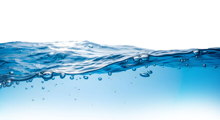 Soft blue waves in tranquil swimming pool setting