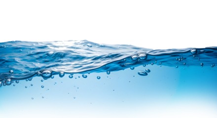 Soft blue waves in tranquil swimming pool setting