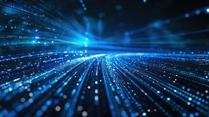 abstract blue background with rays