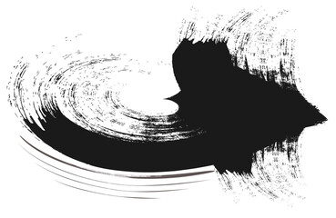 Curved Dry Brush Stroke. grunge brush strokes, Brush strokes vector. Grunge Paint stripe Vector brush Stroke, paint texture. Handmade design elements.eps10