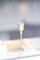 candlestick in the studio