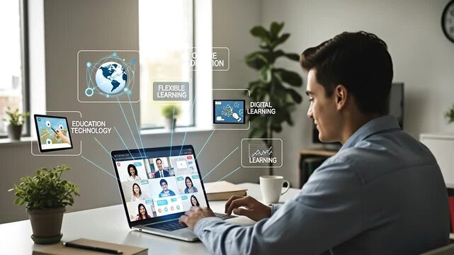 Transform global learning with flexible online education and digital technology