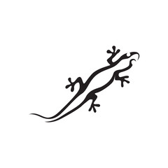 Lizard symbol icon vector