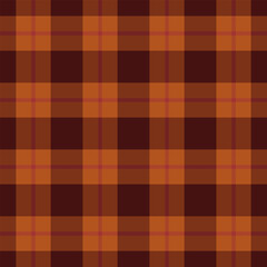 Warm plaid pattern with autumnal hues. Perfect for backgrounds, textiles, and designs evoking comfort, tradition, and cozy feelings. Seamless, versatile texture.