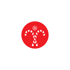 Christmas Candy Decoration Vector template