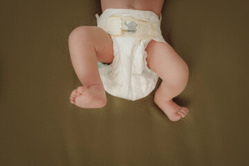 newborn baby photography close-up foot head and ear