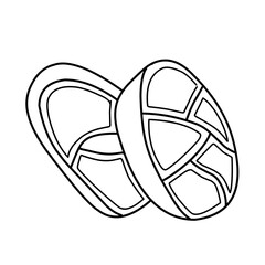 hand drawn raw meat icon