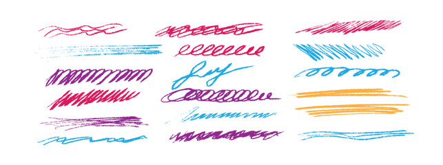 hand drawn line brush doodle stroke with pencil and pen vector illustration