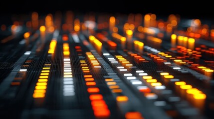 Detailed image showing DNA sequencing data visualization