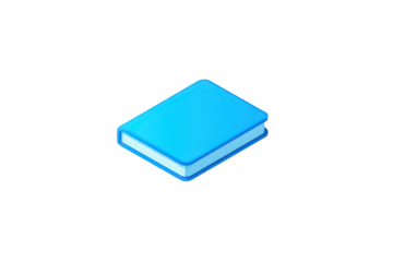 Solid Blue Book Icon