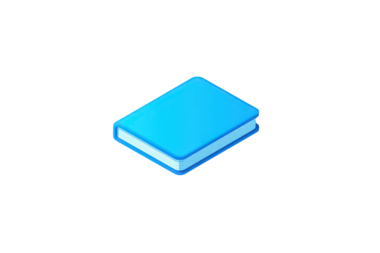 Solid Blue Book Icon