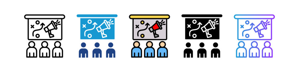 Pr Strategy multiple icon