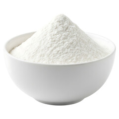 White flour in bowl - baking ingredient image