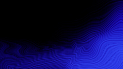Abstract deep blue gradient waves background -Abstract deep blue gradient waves background with soft flowing contour lines and fluid motion texture, perfect for modern designs, digital art