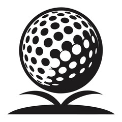 golf ball vector illustration
