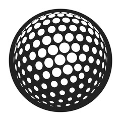 black and white sphere