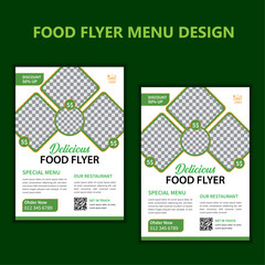 Delicious Food Flyer Design | Creative Restaurant Menu Promotion