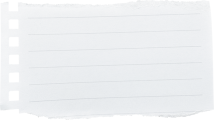 White torn paper lined notebook sheet texture