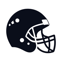 american football helmet isolated