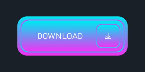 Modern CTA button with shine, 