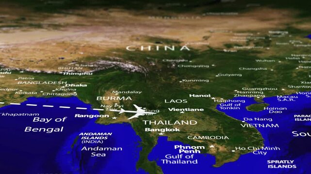 Flight from Abu Dhabi UAE to Manila PHILIPPINES with flag pins