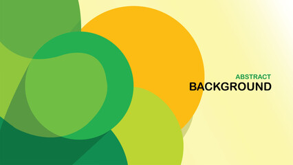 Abstract Colorful Geometric Background with Overlapping Circles