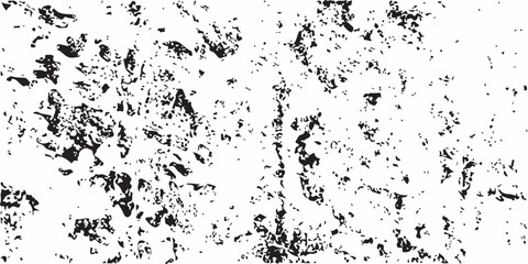 Black and white abstract grunge texture design with dirty paint splatter and ink border illustration.