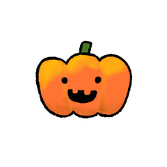 かわいいハロウィンのかぼちゃのイラスト
