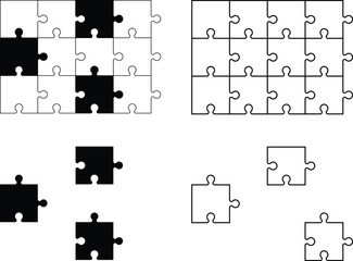 Abstract geometric composition with bold colors and clean lines