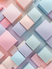 Geometric interlocking squares background