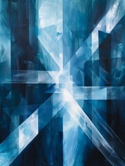 Sharp angular lines abstract background