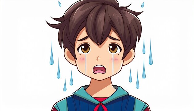 泣く