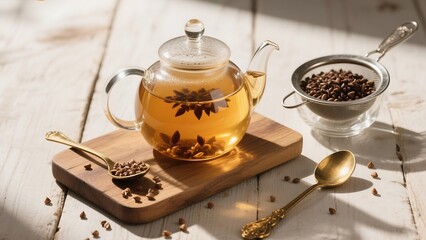 Warm and Cozy Tea Time with Traditional Japanese Teapot 