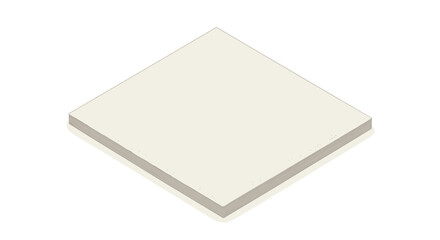 Realistic stack of white napkins with subtle patterns