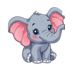 baby elephant cartoon
