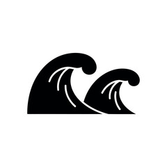 Wave Icon – Ocean Water Illustration