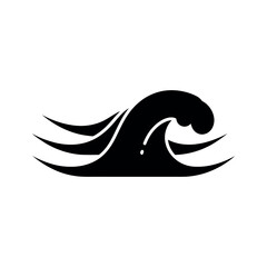 Wave Icon – Ocean Water Illustration