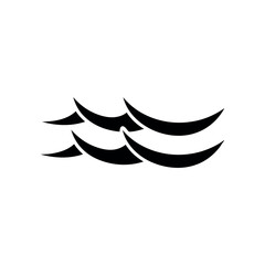 Wave Icon – Ocean Water Illustration