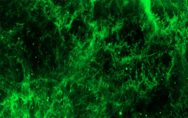 Abstract glowing green texture resembling electric energy, plasma, or nebula-like patterns. Vibrant neon green lightning-like streaks with a futuristic and cosmic atmosphere.