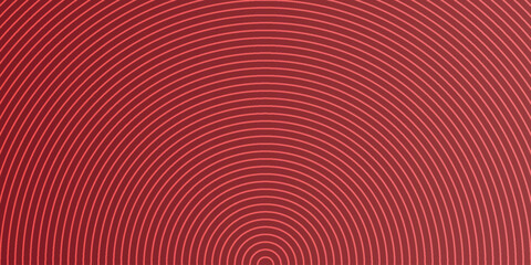 Minimalist red gradient abstract background with modern circle line decoration. Trendy simple line pattern background for covers, banners, brochures, certificates, and presentations.