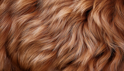 Curly Animal Fur In Brown