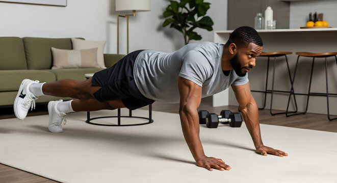 Home Fitness Routine Achieve Your Goals with Convenient Workouts Personal Training Exercise for a Healthy Life Embrace the Active Lifestyle Stay in Shape at Home Today