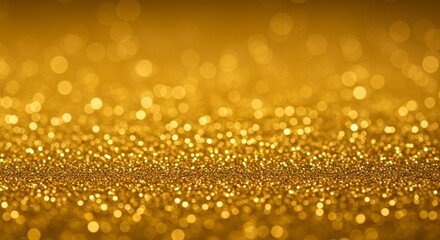 Elegant golden glitter background for festive celebrations and party invitations