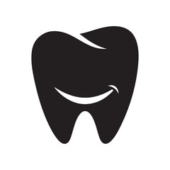 Dental logo design on white background