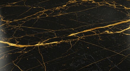 Luxury Black and Gold Marble Texture Background for Elegant Designs