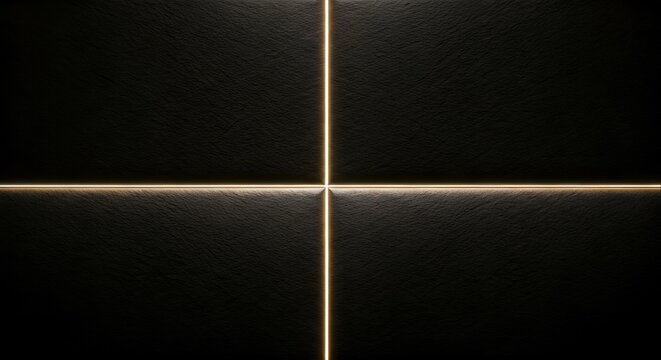 Minimalist abstract background with a glowing cross of light intersecting on a dark textured surface.
