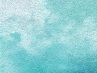 Watercolor Turquoise Gradient Abstract Vector Background